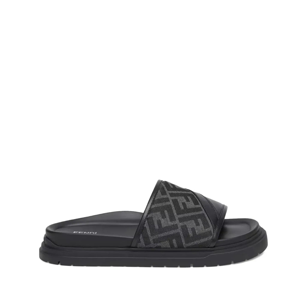 Sandales Fendi - Diagonal FF en jacquard