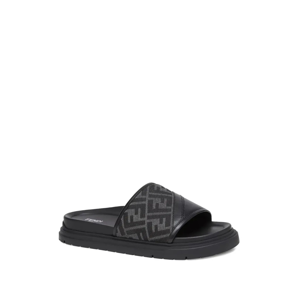 Sandales Fendi - Diagonal FF en jacquard