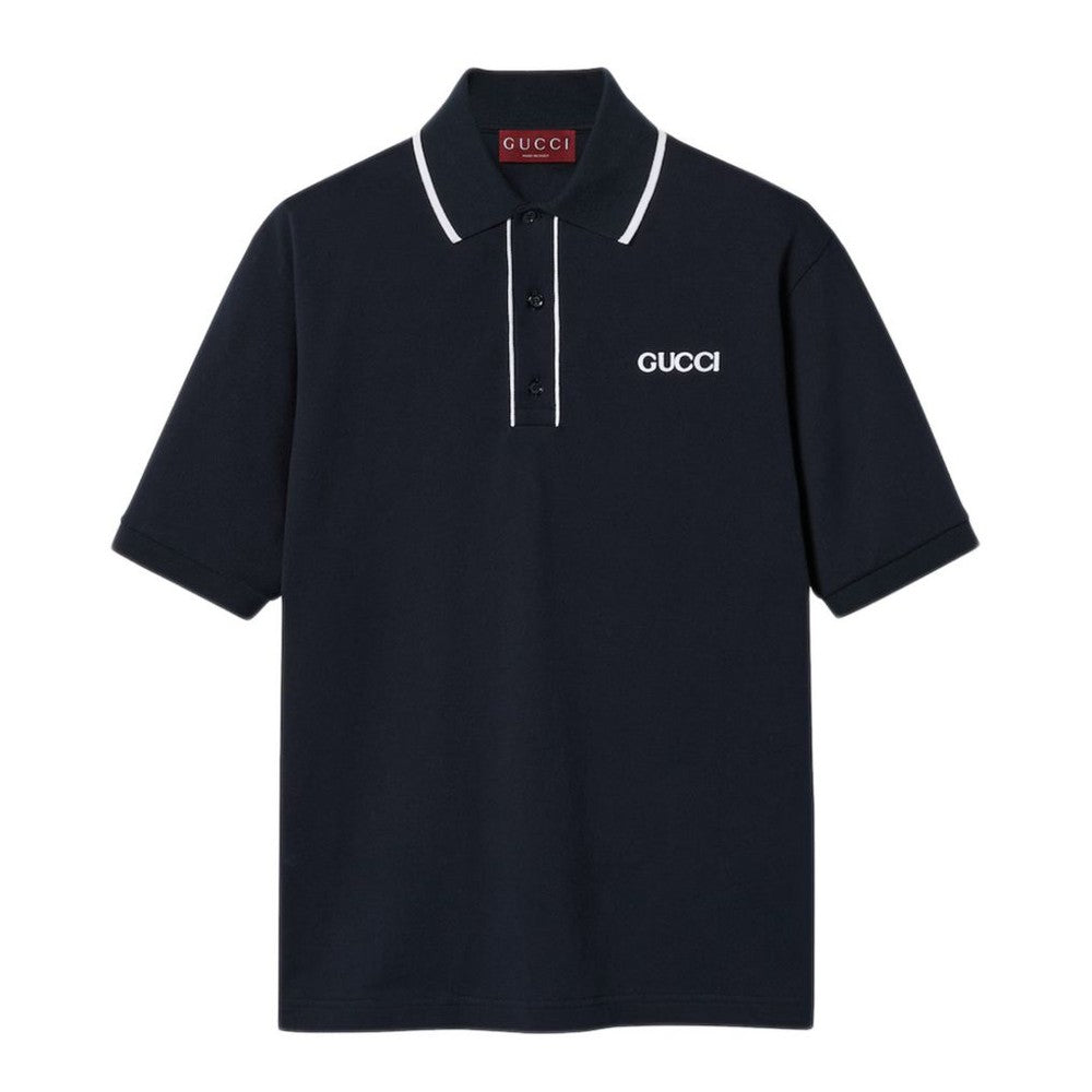 Polo Gucci - Stretch Cotton - Bleu Marine