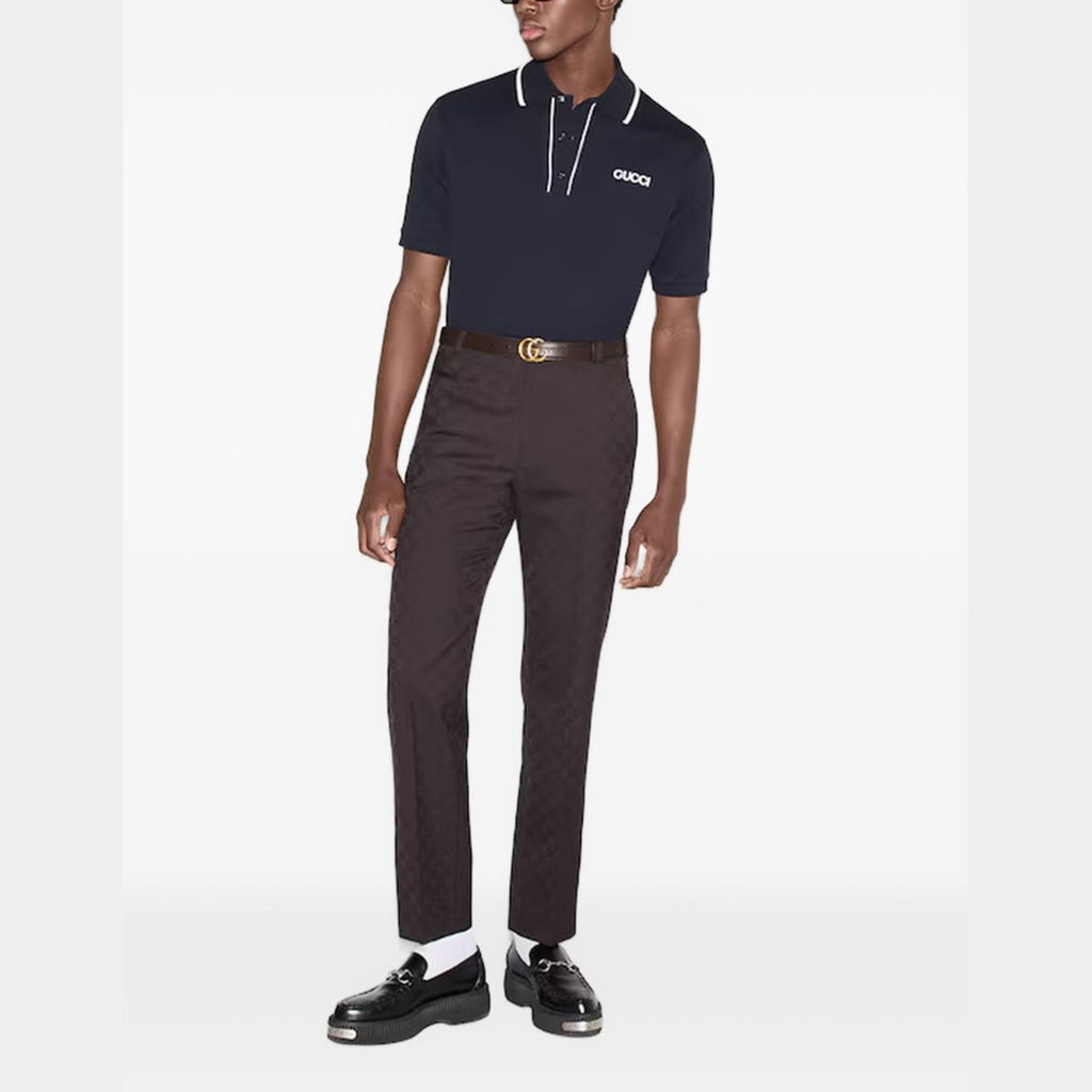 Polo Gucci - Stretch Cotton - Bleu Marine