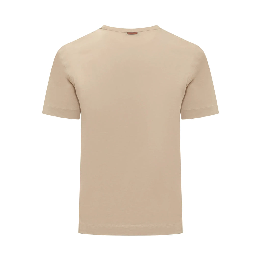 T-Shirt Zegna - Coton - Beige