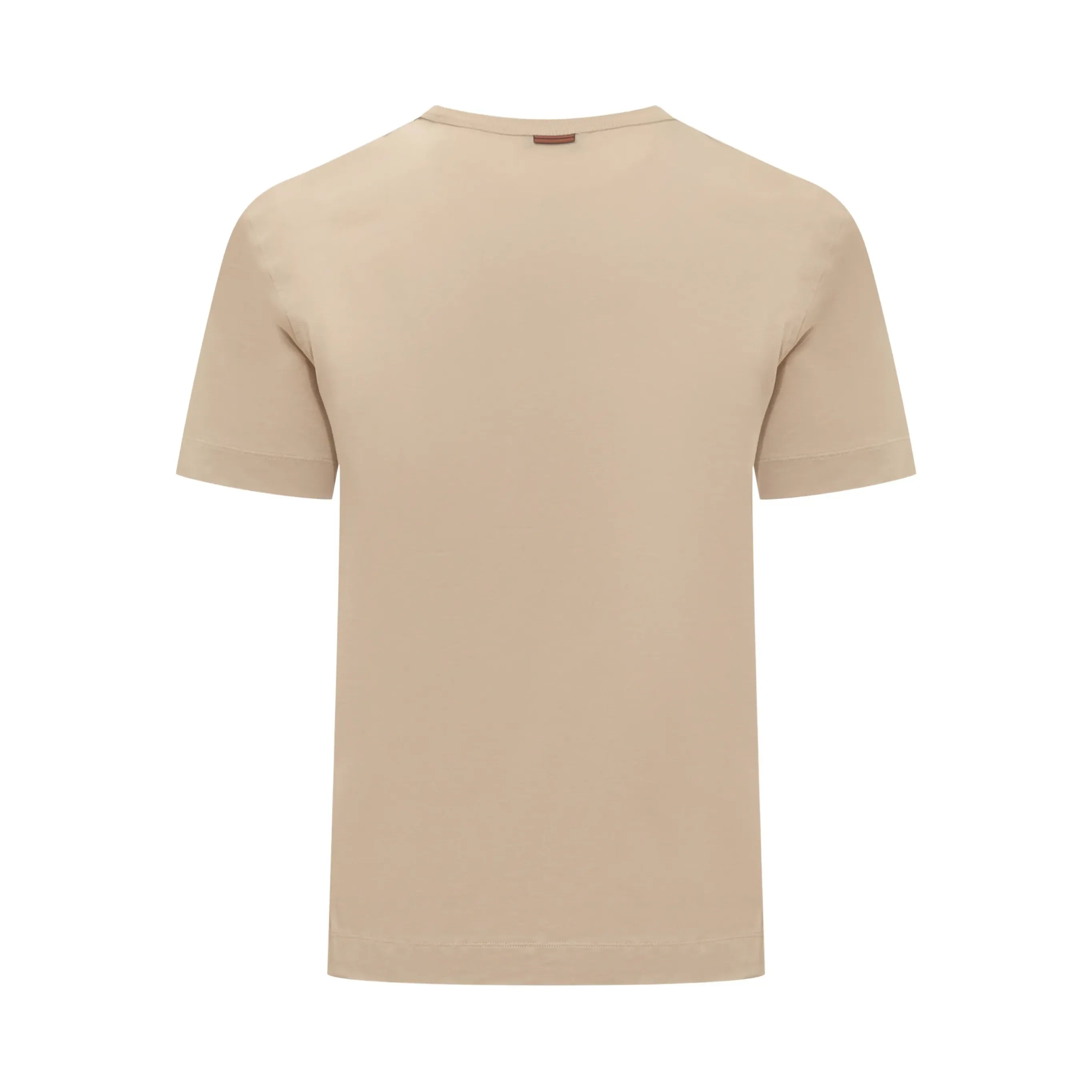 T-Shirt Zegna - Coton - Beige