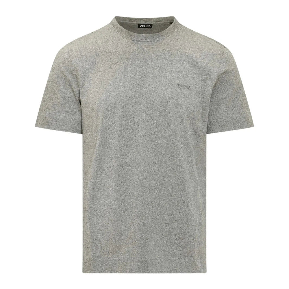 T-Shirt Zegna - Coton - Gris