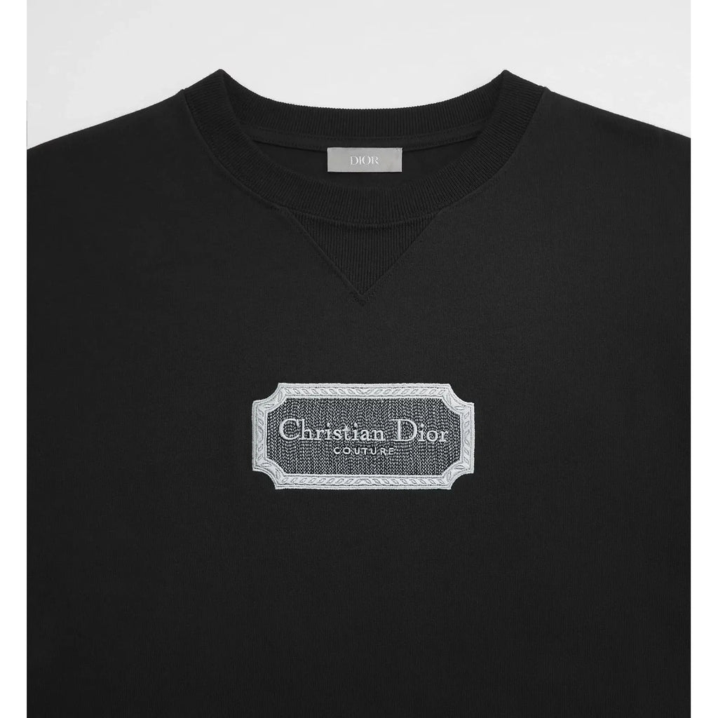 T-Shirt Christian Dior - Couture - Coupe Relax - Noir