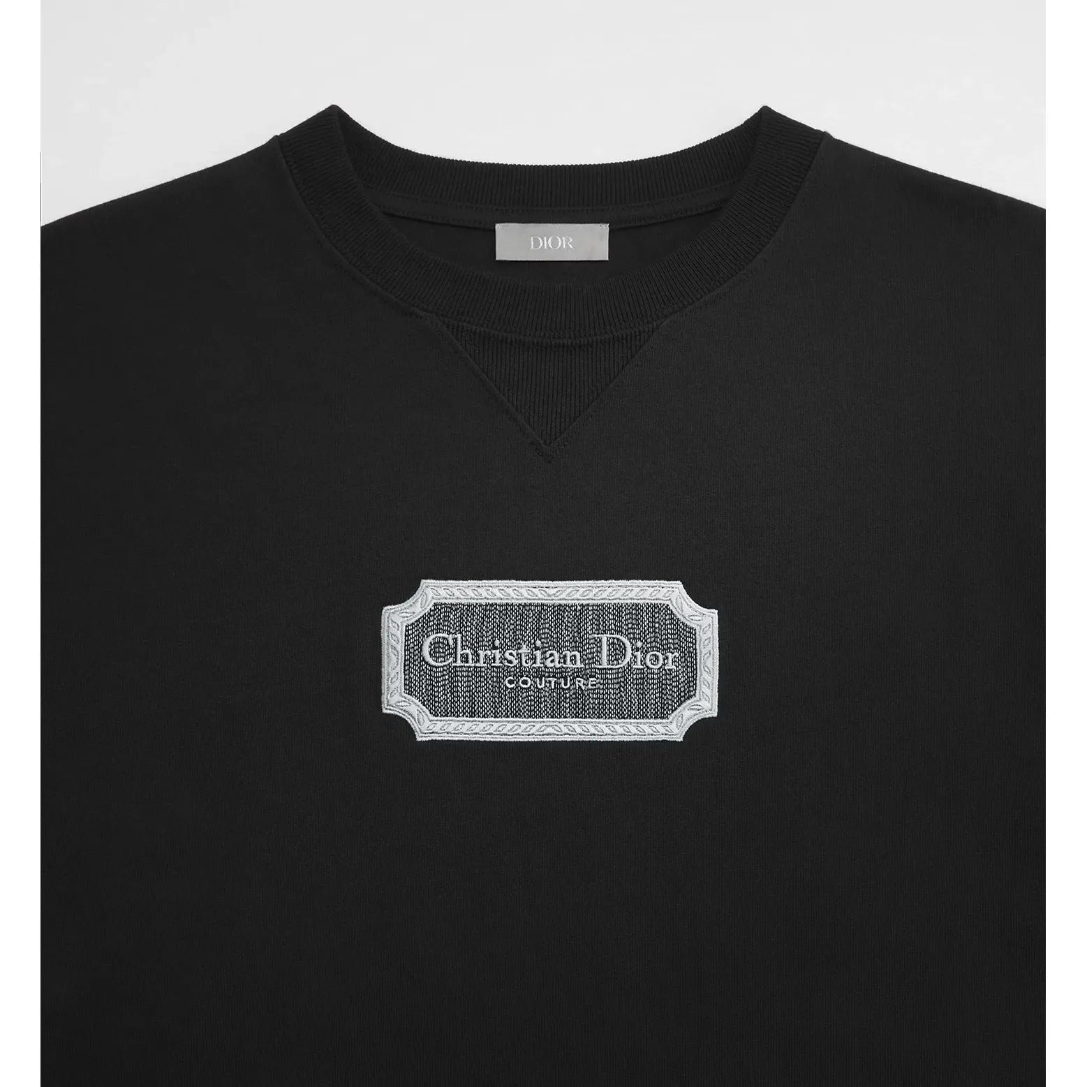 T-Shirt Christian Dior - Couture - Coupe Relax - Noir