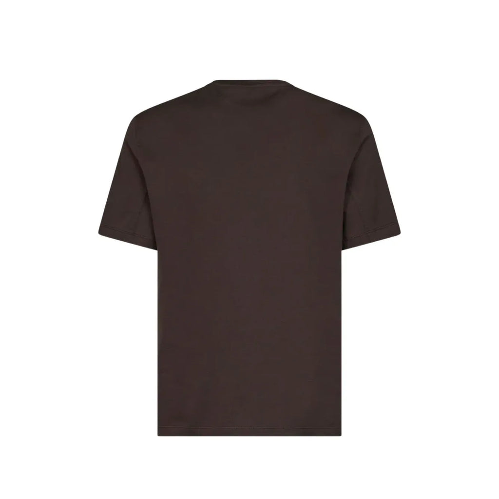 T-Shirt Brunello Cucinelli - Coton - Marron
