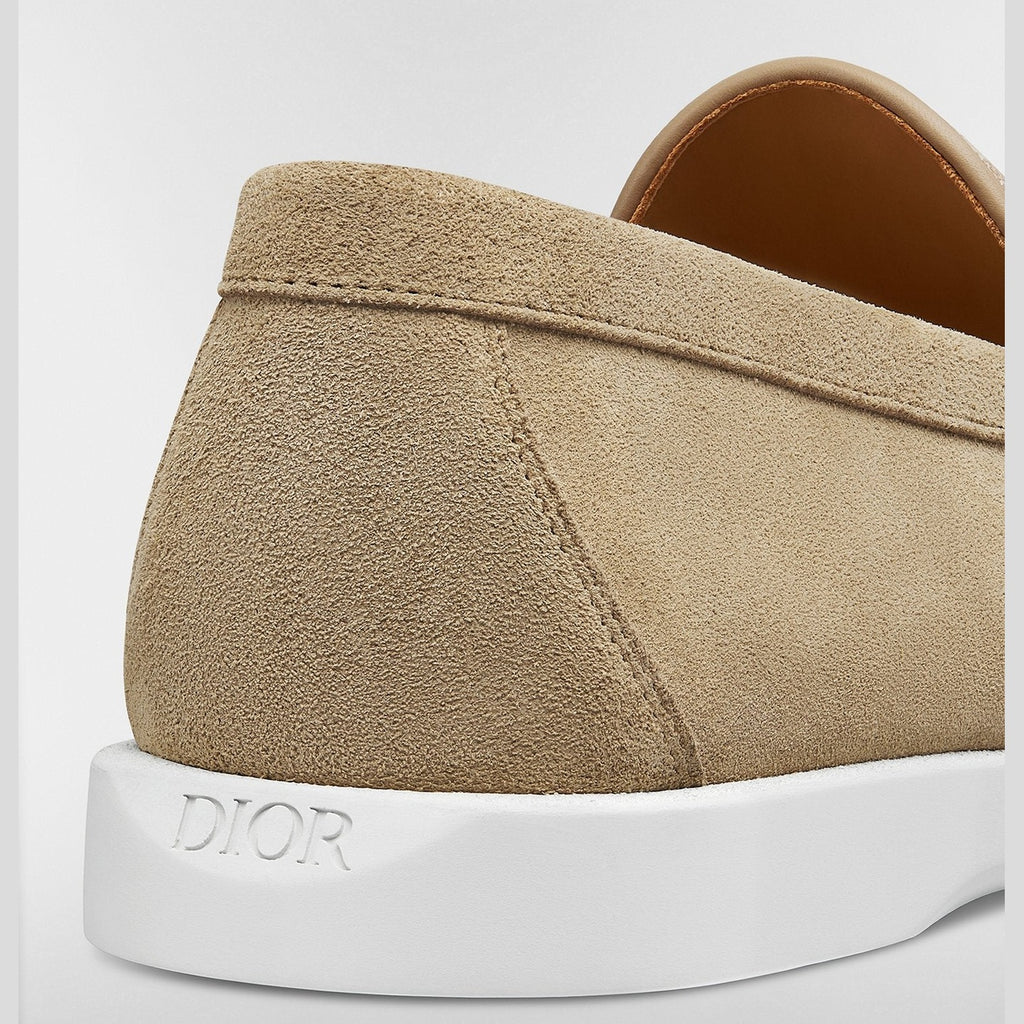 Mocassins Dior - Granville - Toile Jacquard - Beige