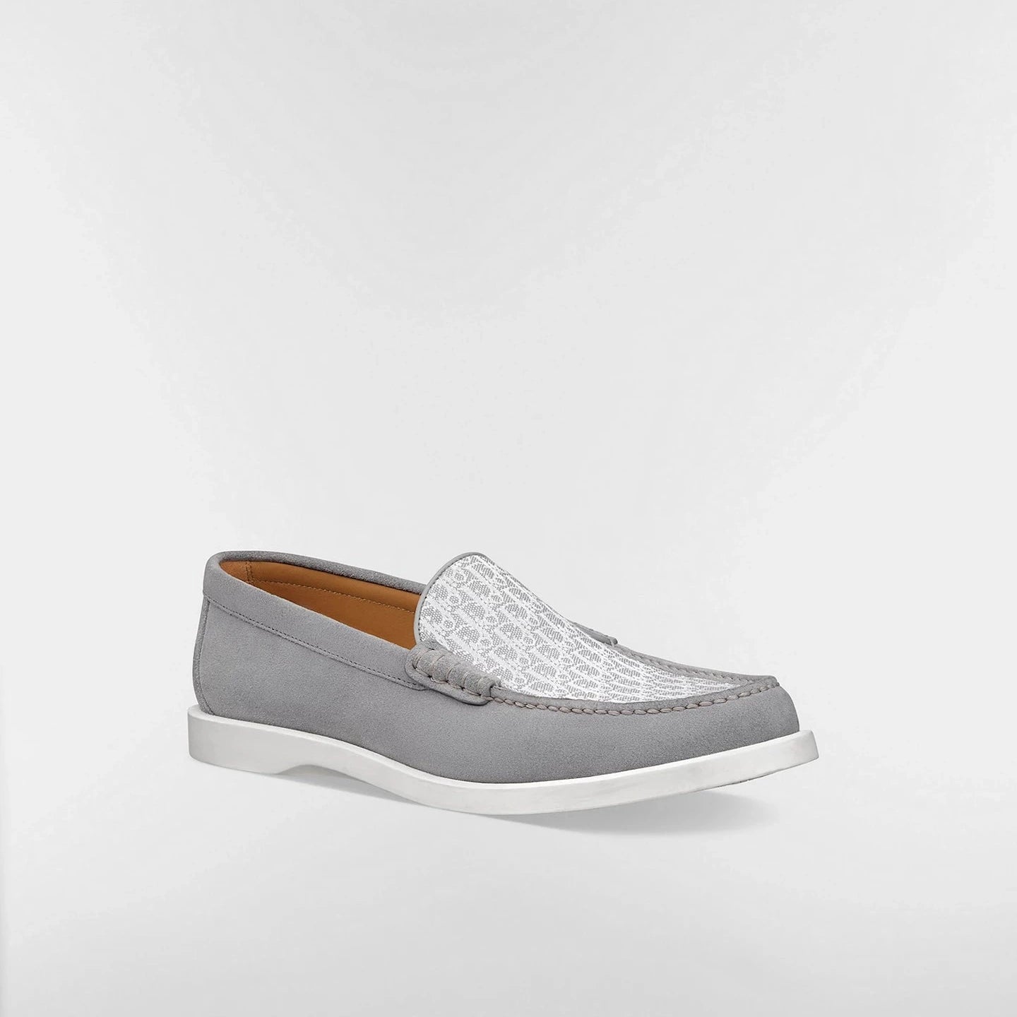 Mocassins Dior - Granville - Toile Jacquard - Gris