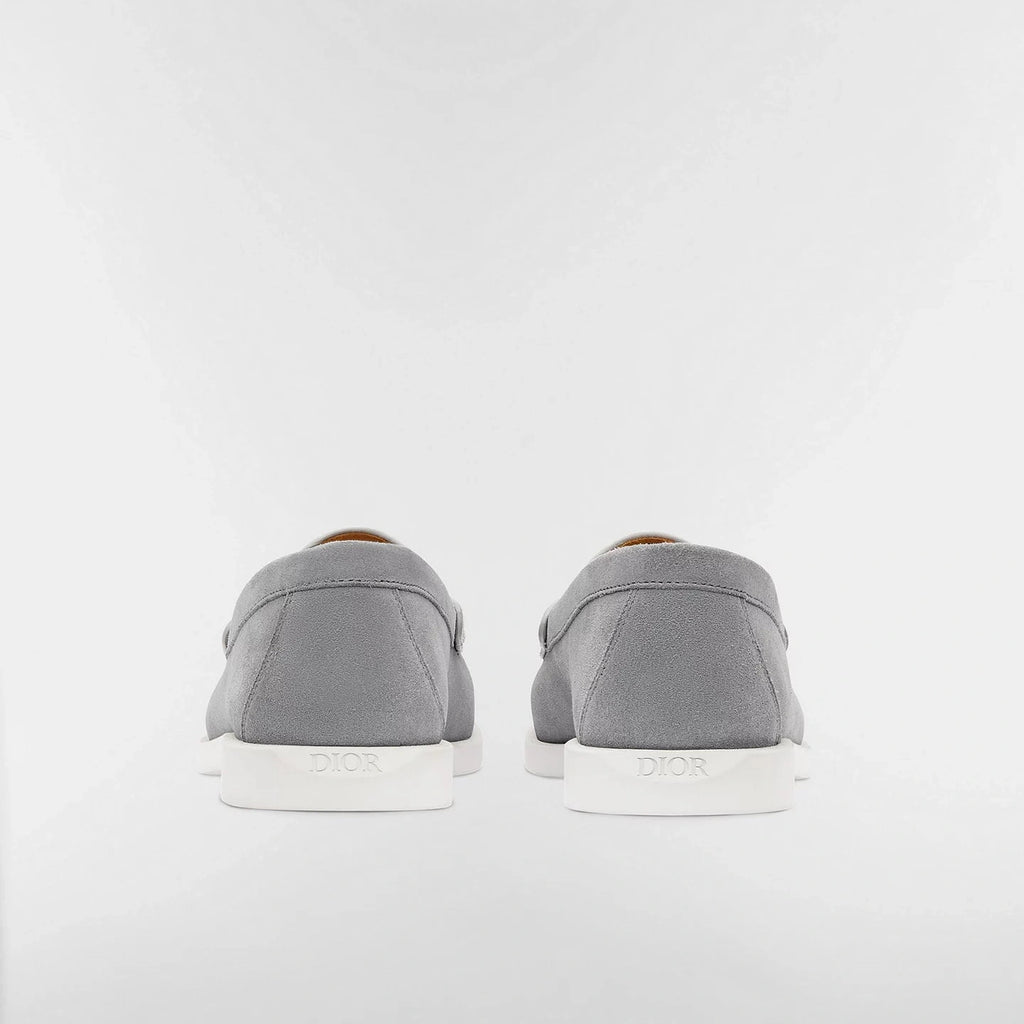 Mocassins Dior - Granville - Toile Jacquard - Gris