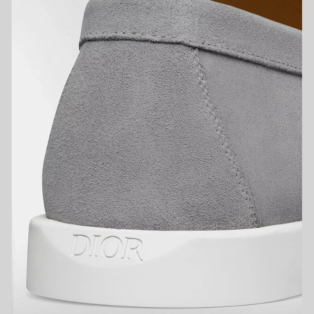 Mocassins Dior - Granville - Toile Jacquard - Gris