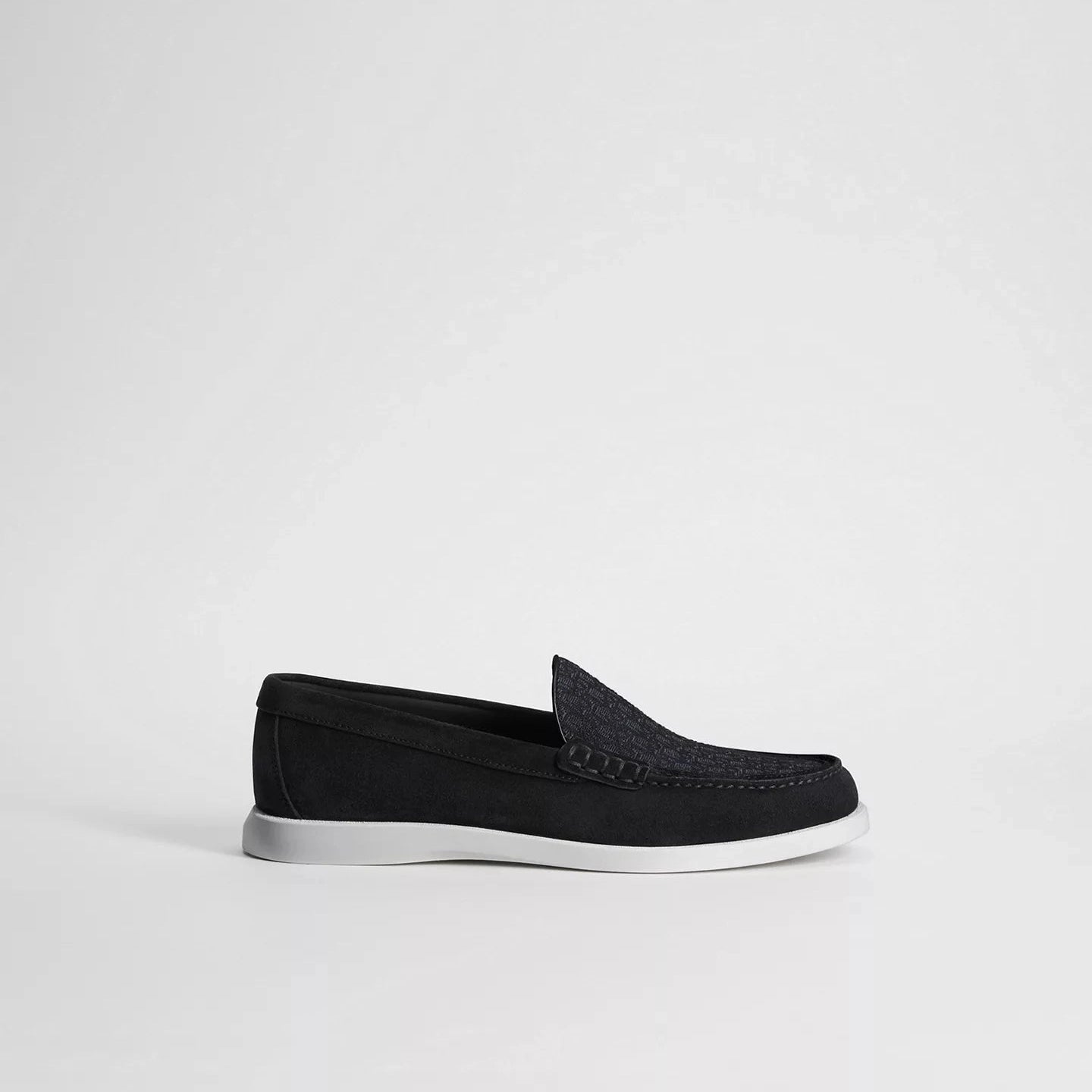 Mocassins Dior - Granville - Toile Jacquard - Noir