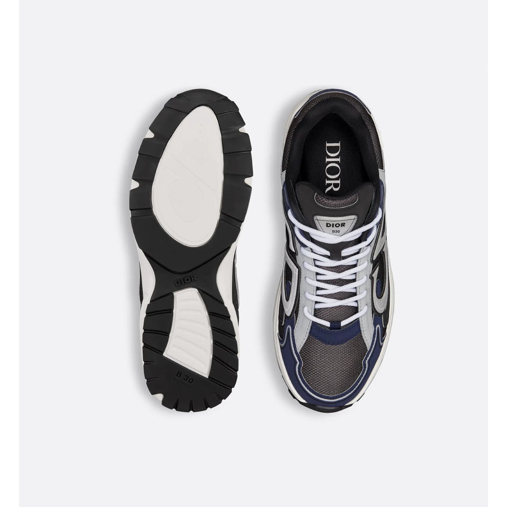 Espadrilles Dior B30 - COUNTDOWN -  Bleu/Gris