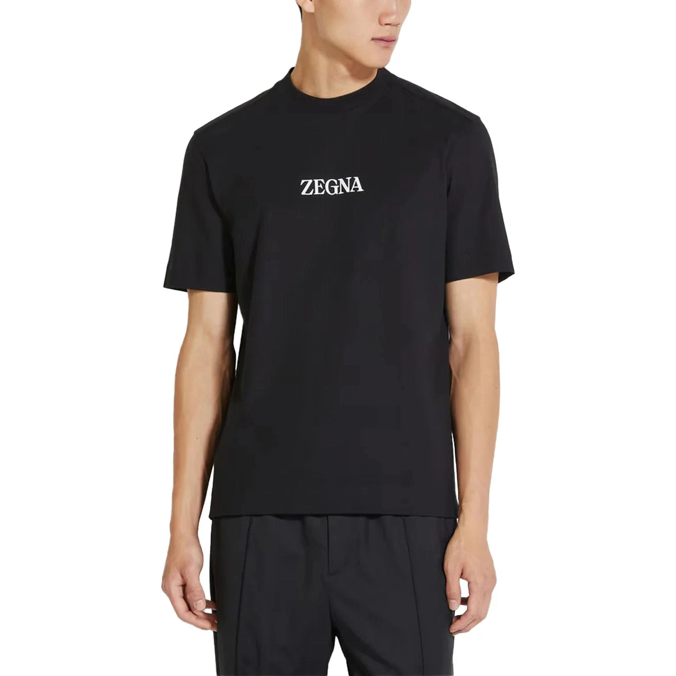 T-Shirt Zegna - Coton - Noir