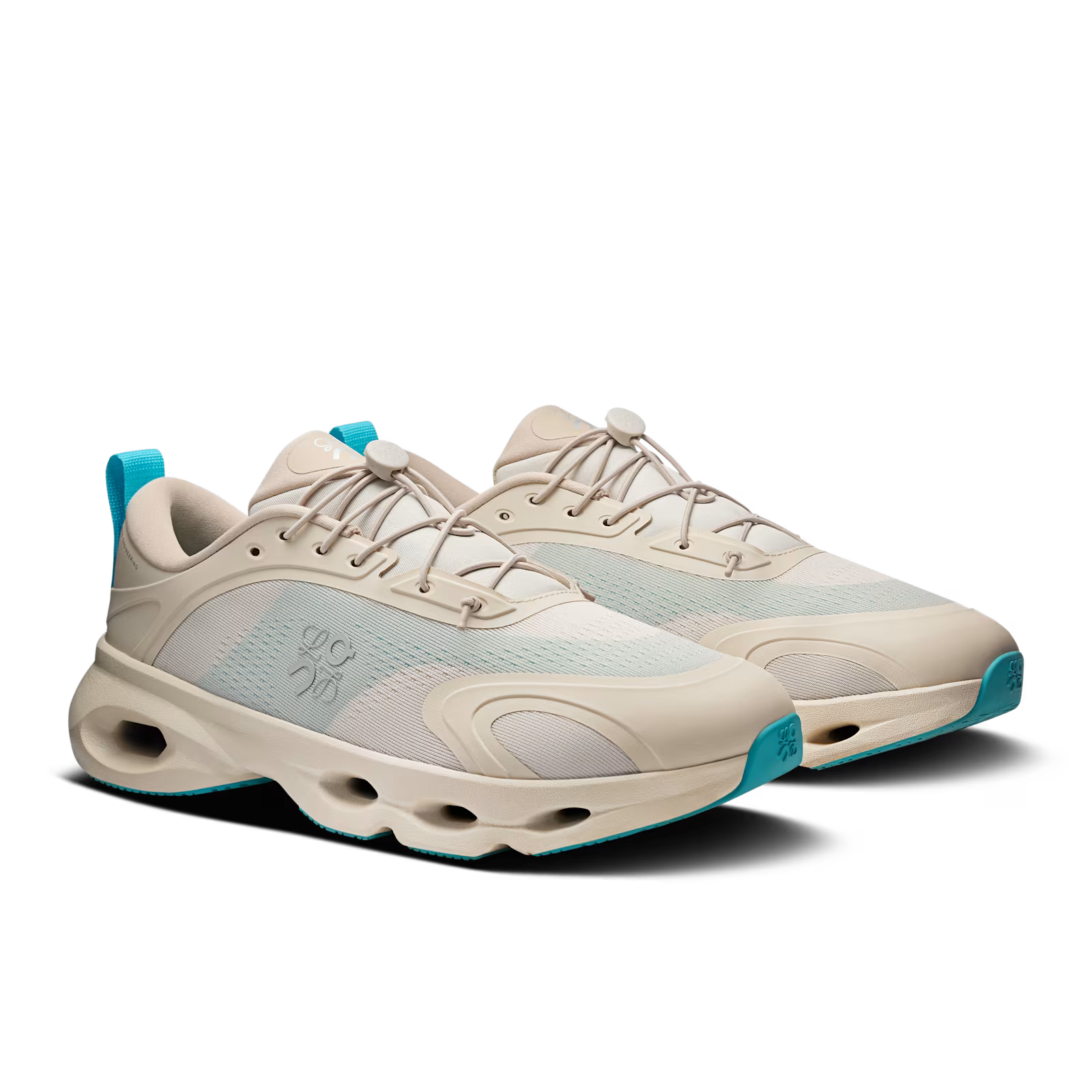 On Running Cloudsolo - LOEWE - Beige / Turquoise