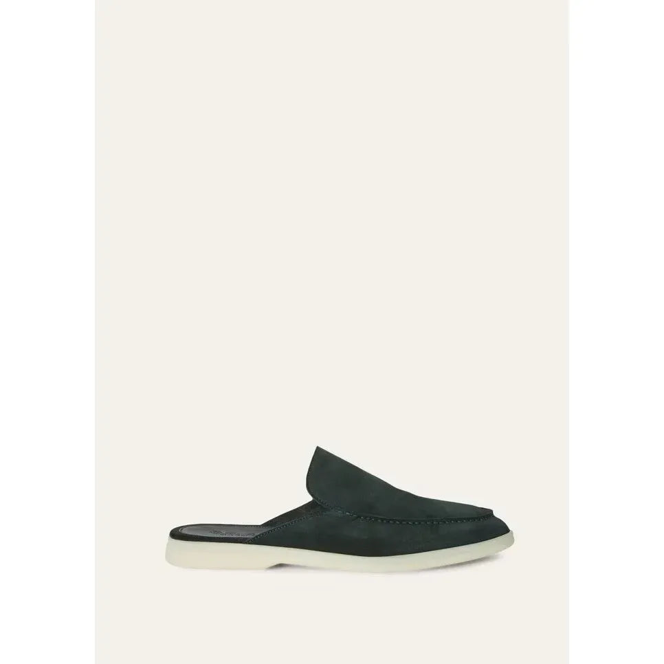 Mules Loro Piana - Walk Suede - Vert