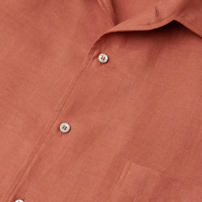 Chemise Loro Piana - André - Lin - Salty Caramel