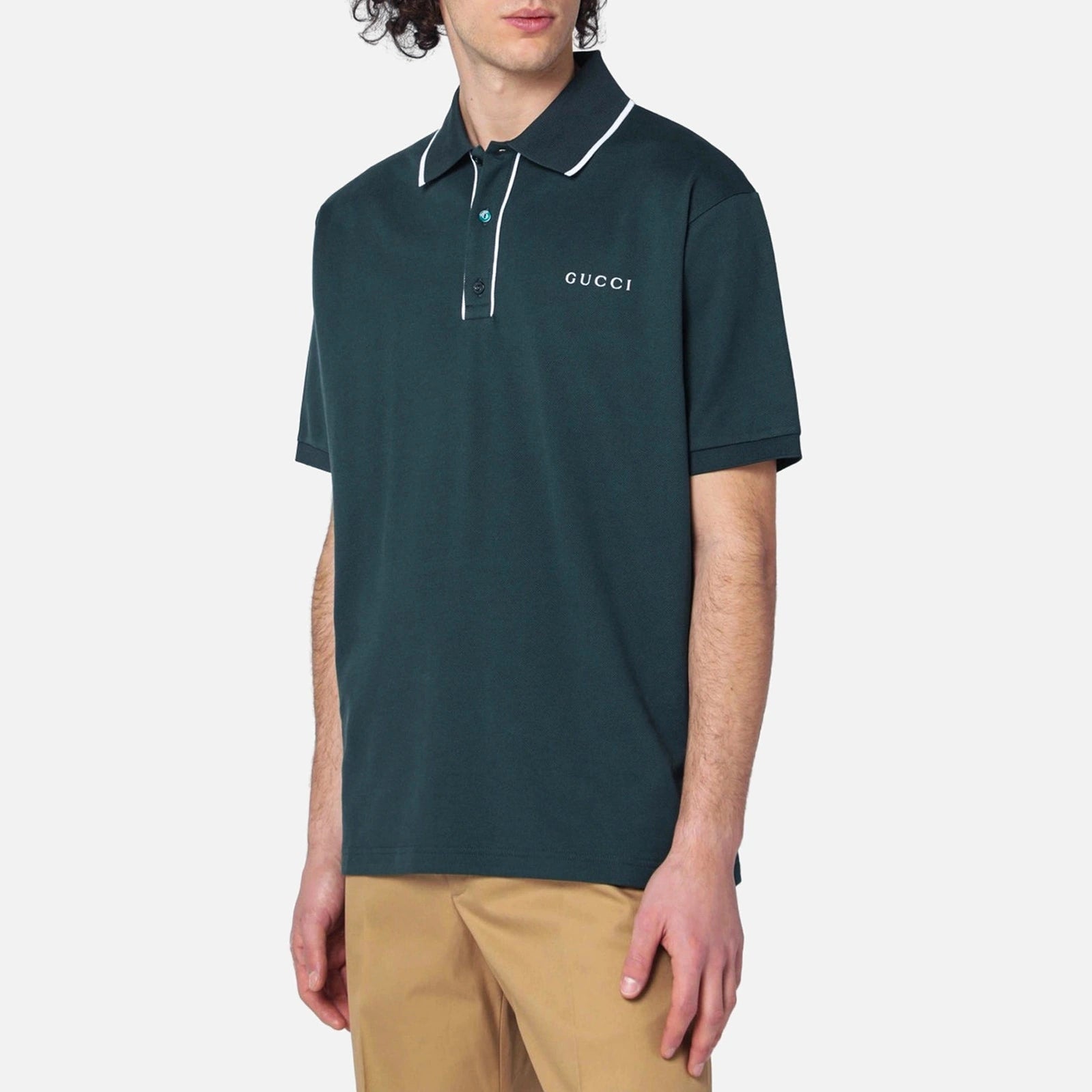 Polo Gucci - Stretch Cotton - Vert