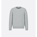 Pull Dior - Oblique Jacquard de coton mélangé - Gris