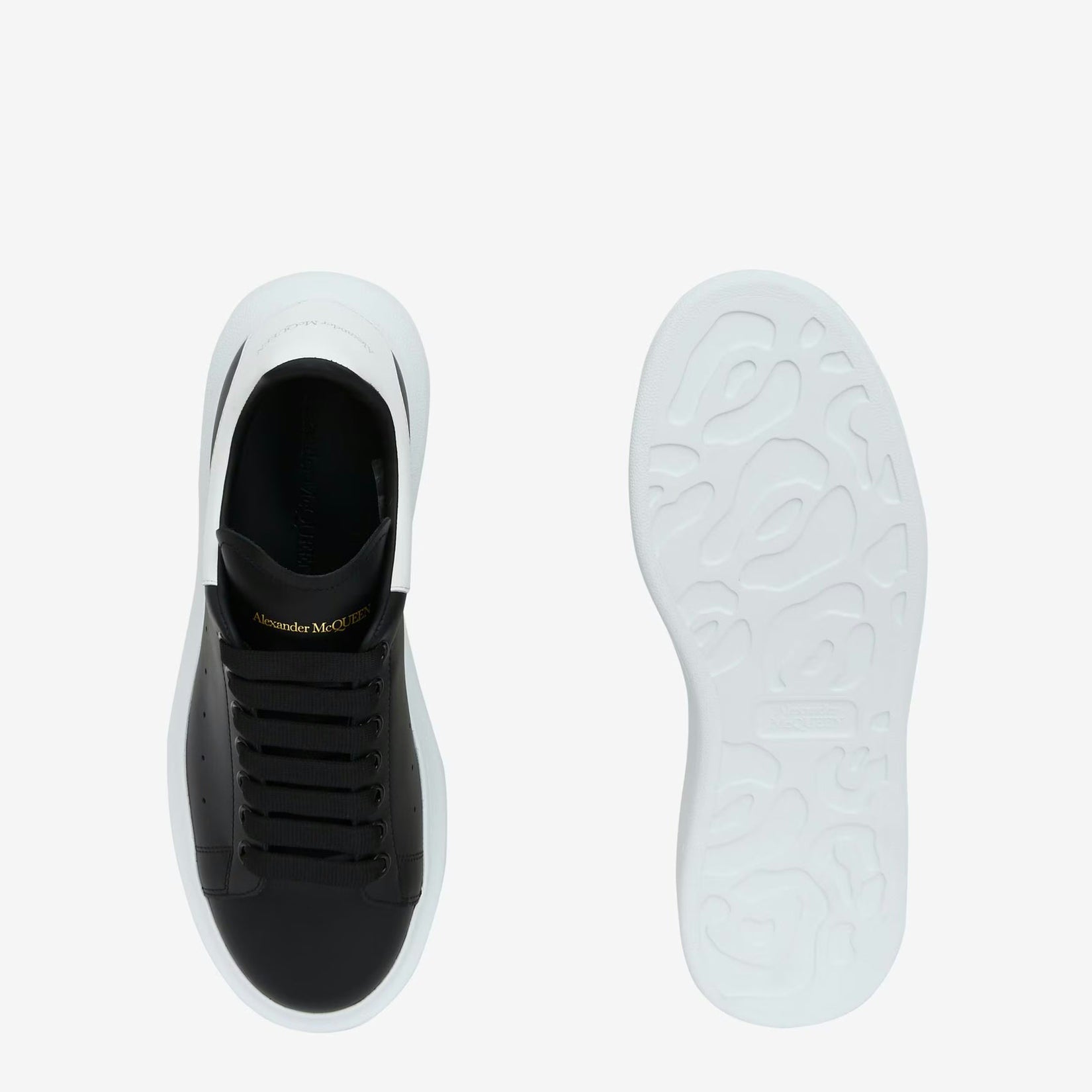 Espadrilles Alexander McQueen - Oversize - Noir / Blanc