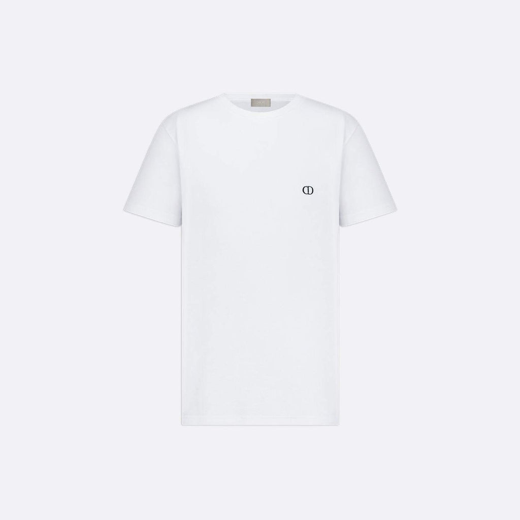 T-Shirt Christian Dior - CD Icon - Coupe Ajustée - Blanc
