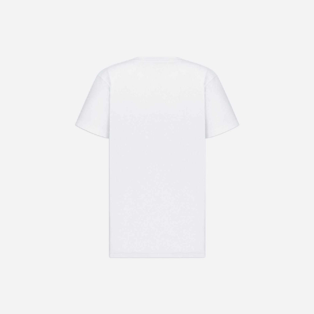 T-Shirt Christian Dior - CD Icon - Coupe Ajustée - Blanc