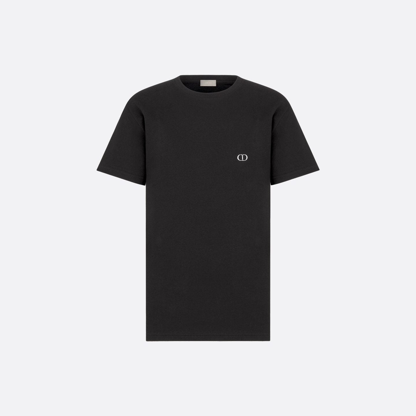 T-Shirt Christian Dior - CD Icon - Coupe Ajustée - Noir