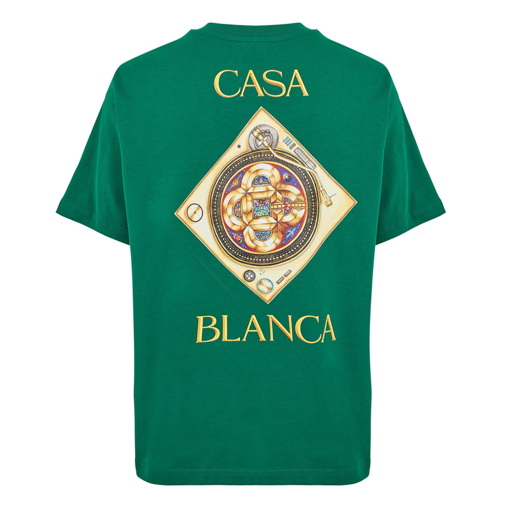 T-Shirt Casablanca - Plafond Orné de Musique - Vert