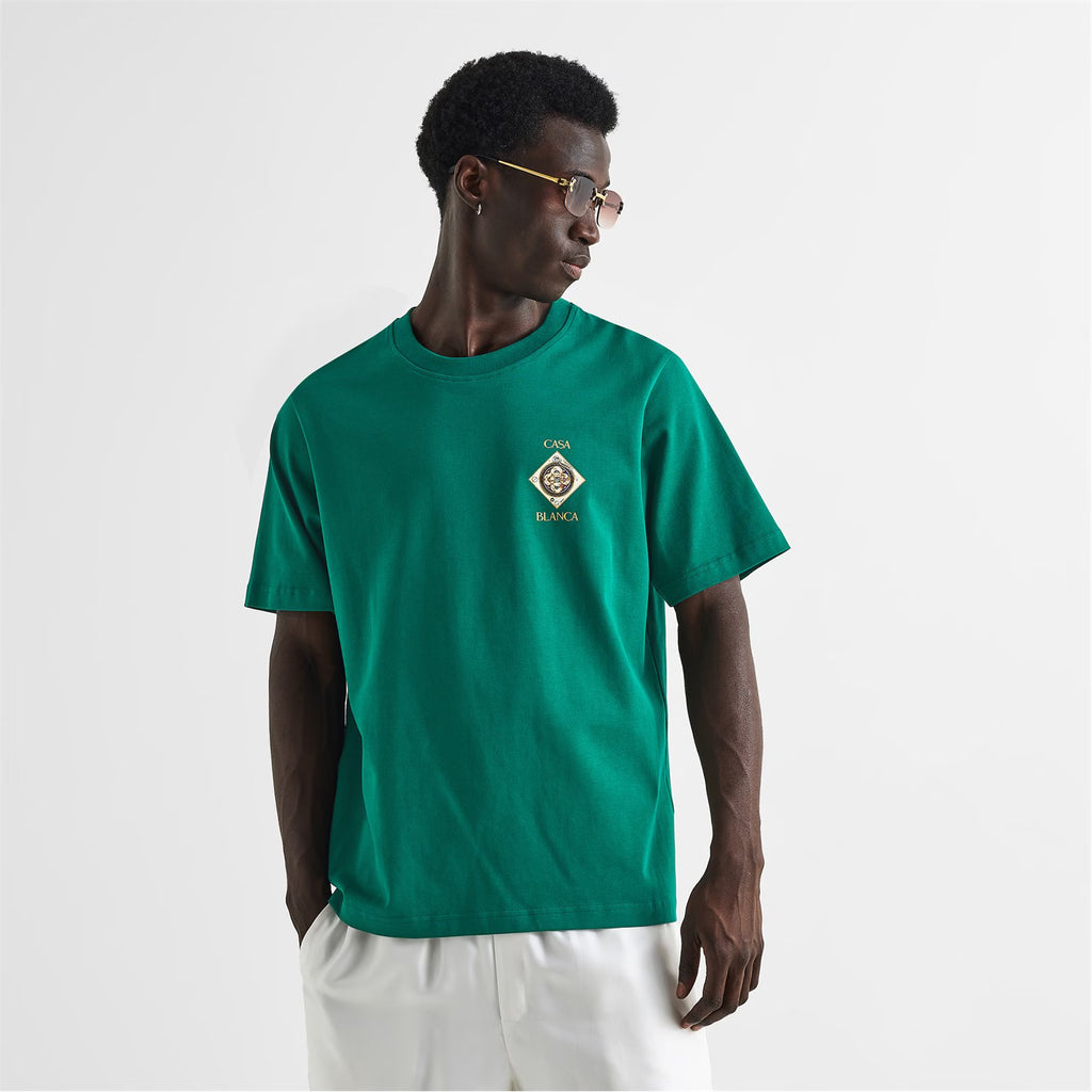 T-Shirt Casablanca - Plafond Orné de Musique - Vert