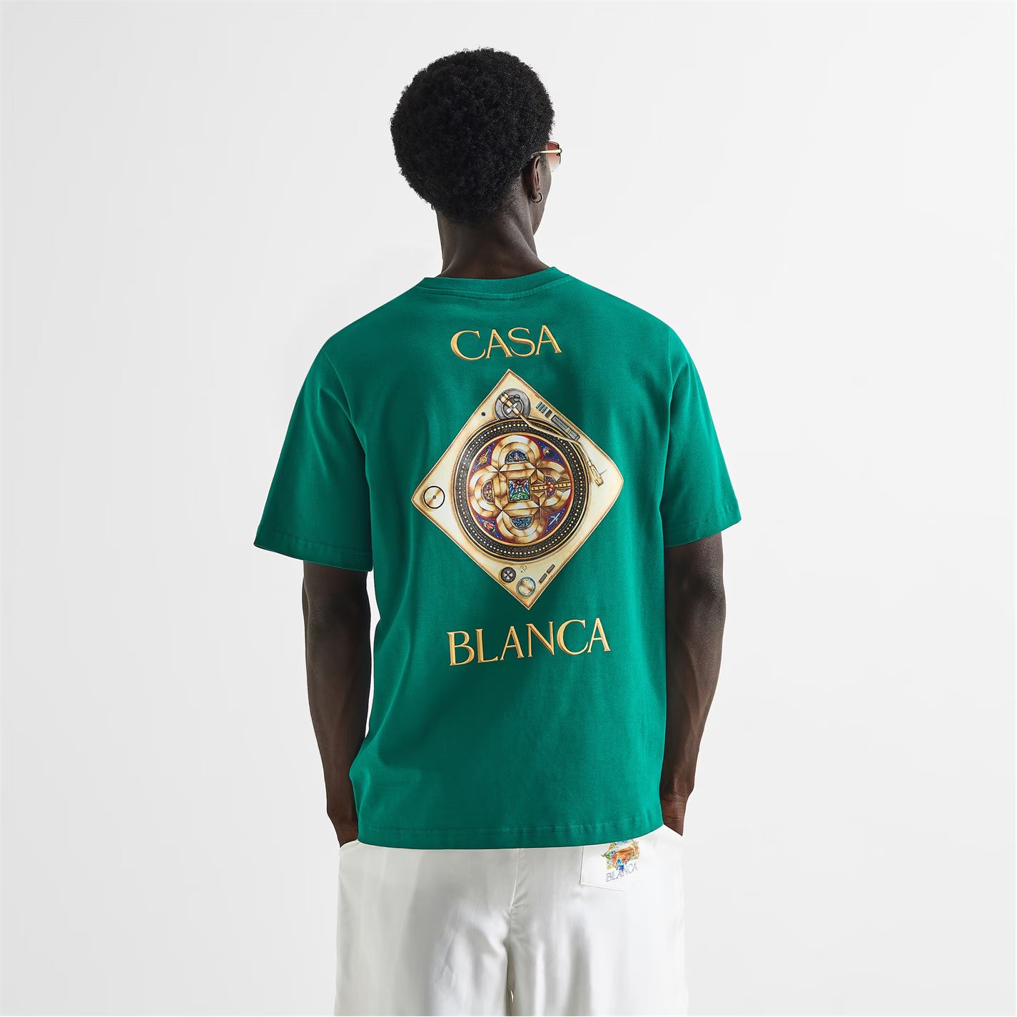 T-Shirt Casablanca - Plafond Orné de Musique - Vert