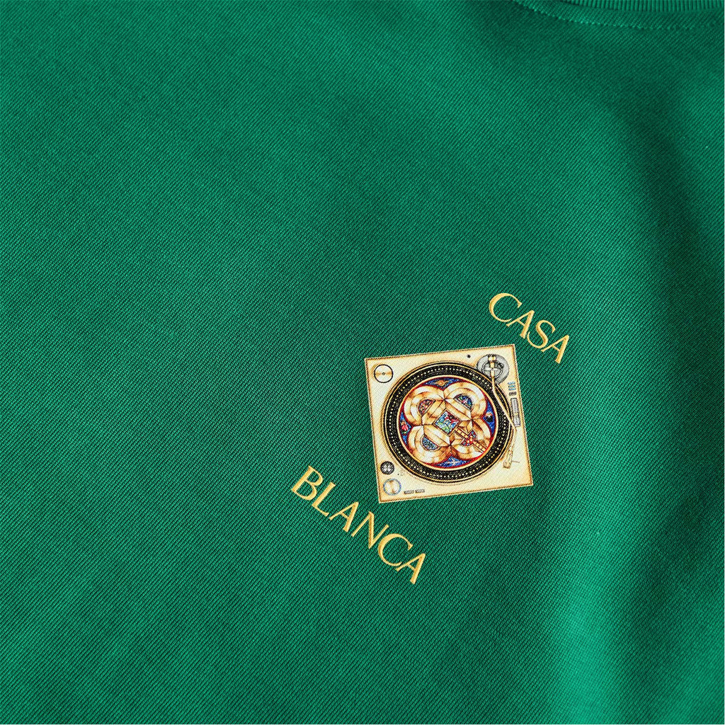 T-Shirt Casablanca - Plafond Orné de Musique - Vert