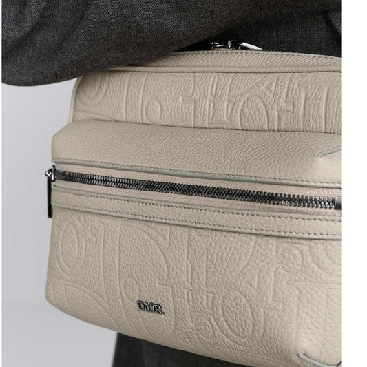 Sacoche Dior - Messenger zippé Rider 2.0 - Beige