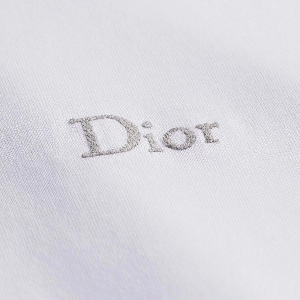 T-Shirt Christian Dior - À broderie Dior - coupe regular - Blanc