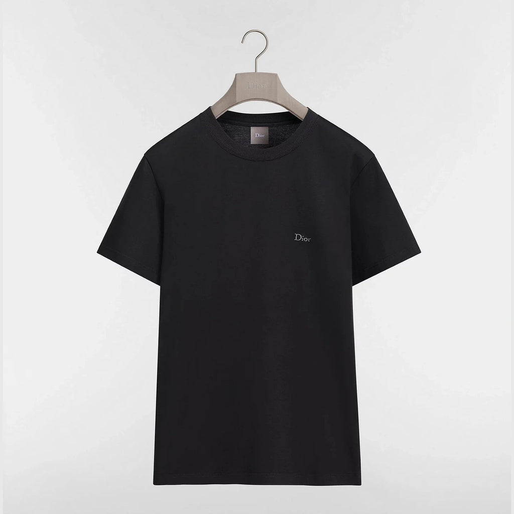 T-Shirt Christian Dior - À broderie Dior - coupe regular - Noir