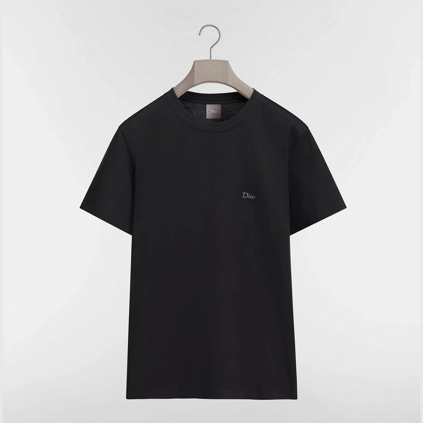T-Shirt Christian Dior - À broderie Dior - coupe regular - Noir
