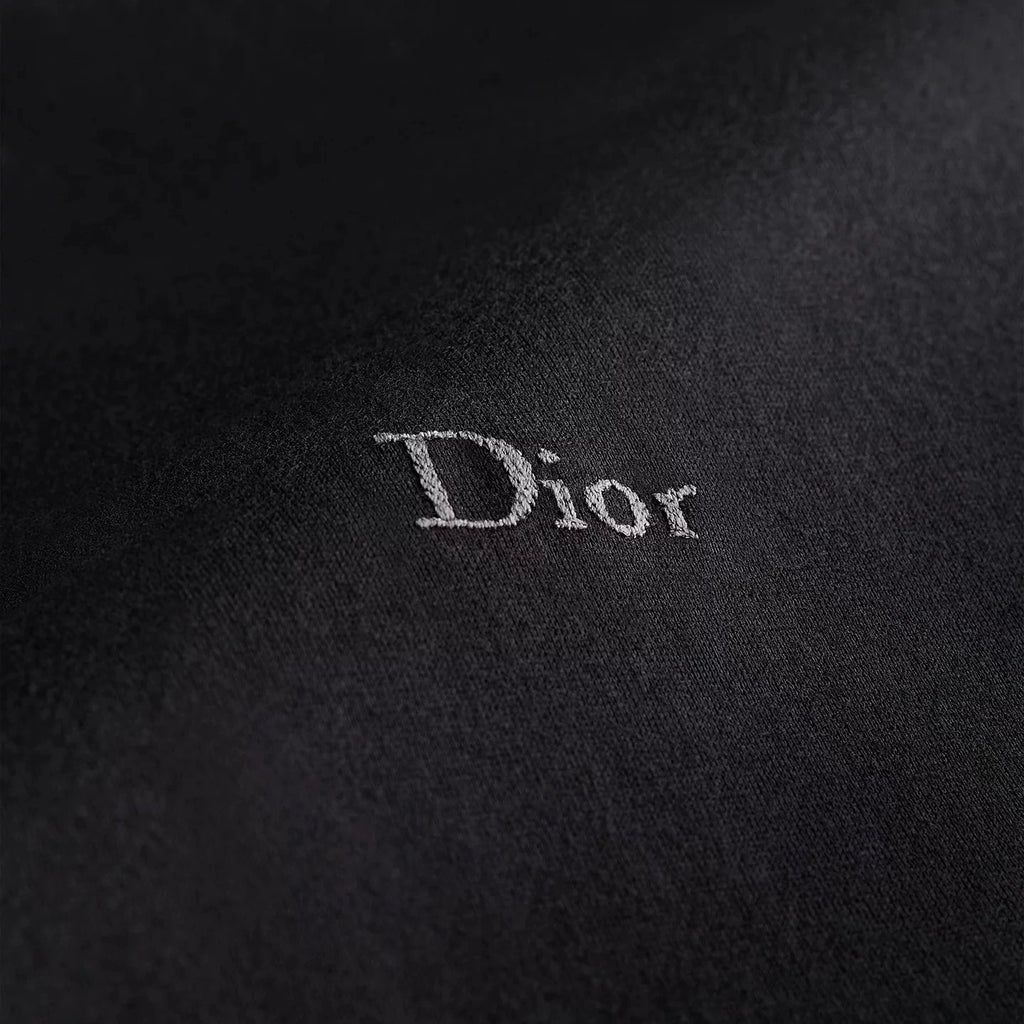 T-Shirt Christian Dior - À broderie Dior - coupe regular - Noir
