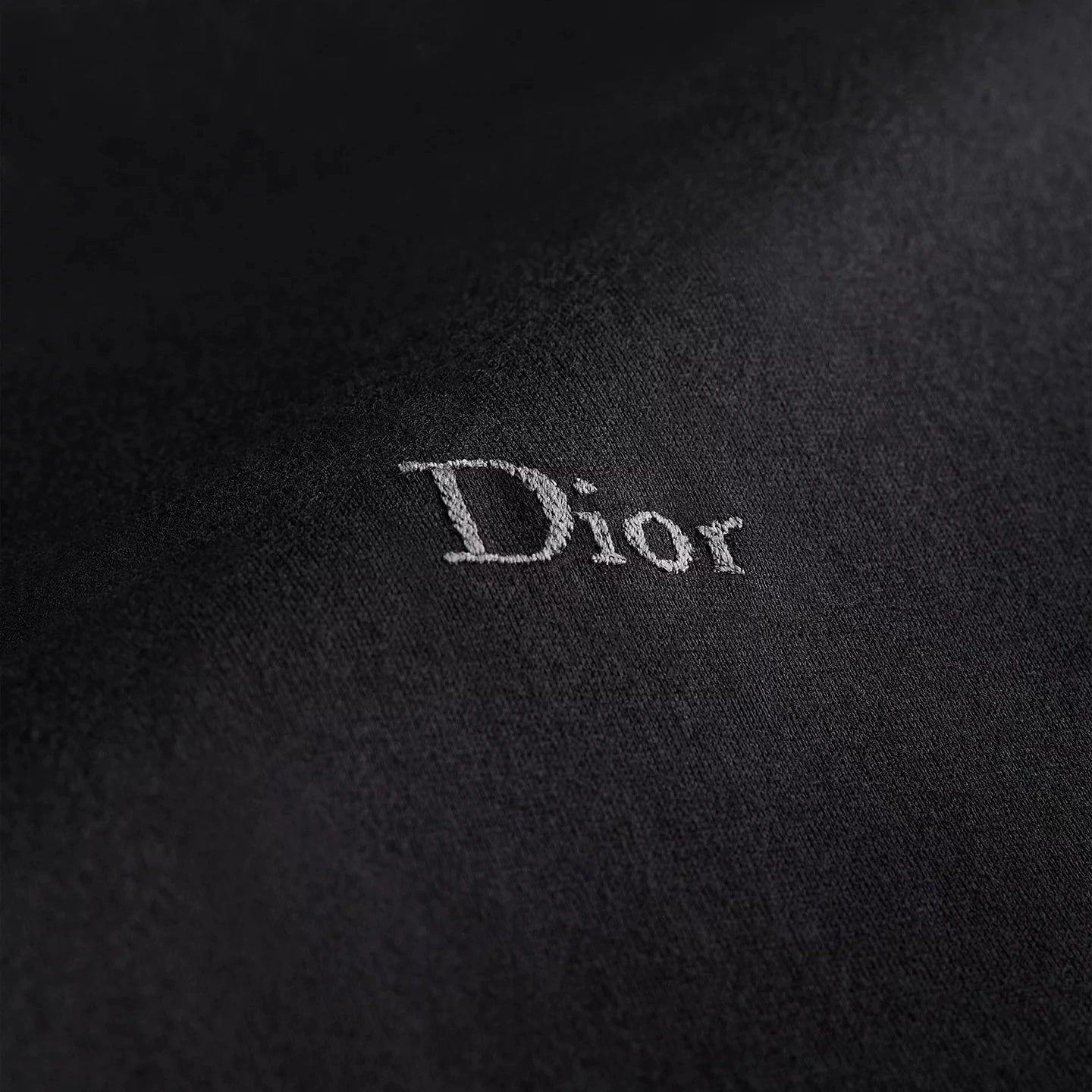 T-Shirt Christian Dior - À broderie Dior - coupe regular - Noir