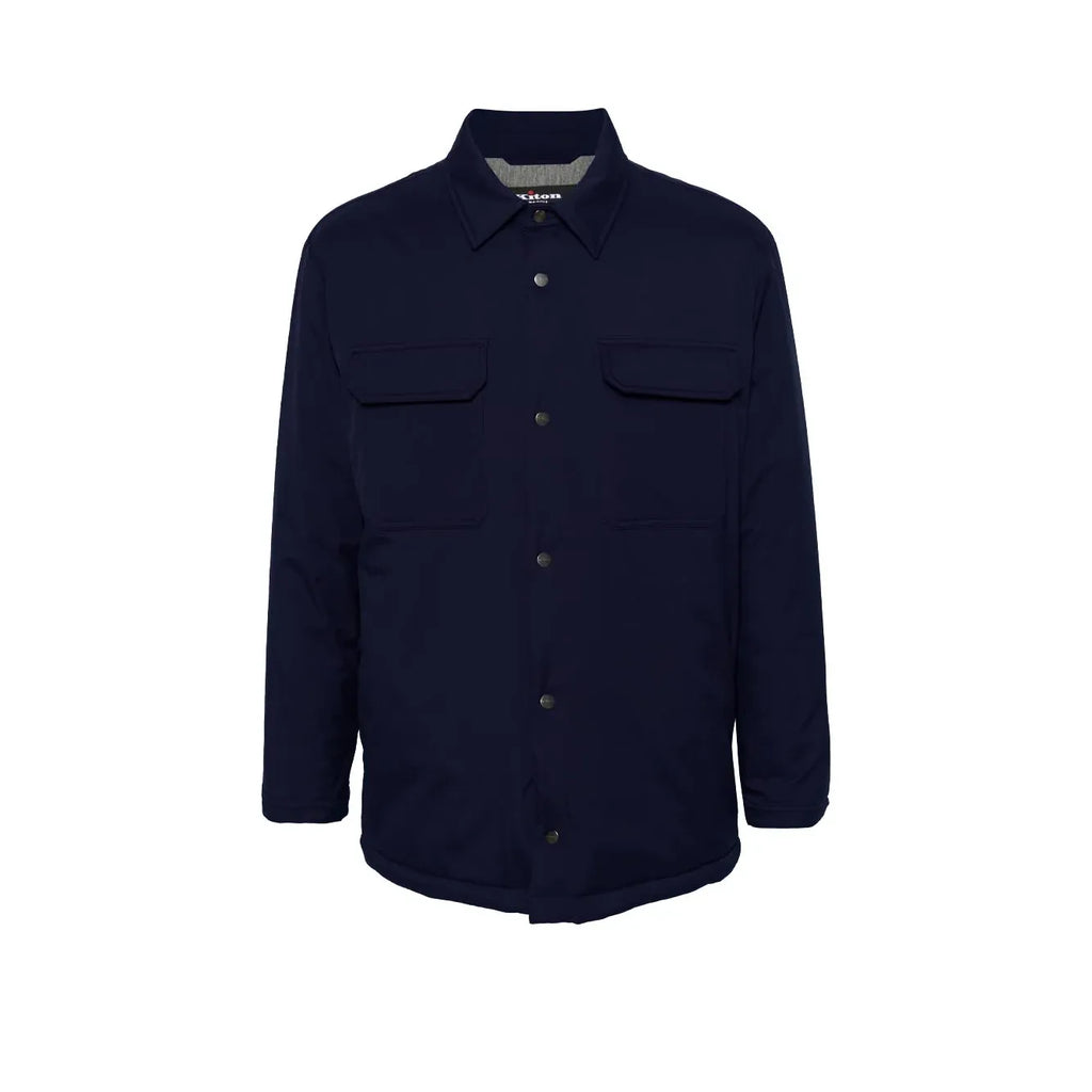 Jacket Kiton - Padded Twill - Bleu Marine