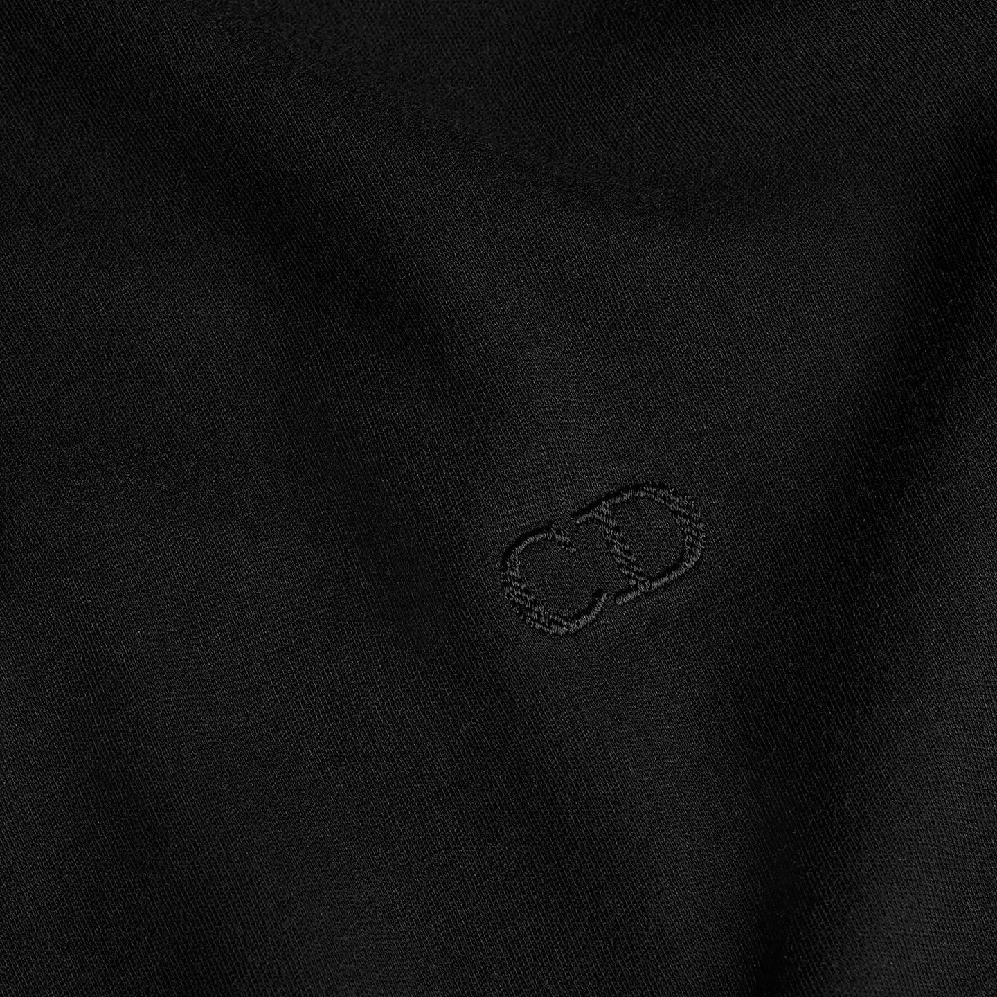 T-Shirt Christian Dior - CD Brodé - Coupe Regular - Noir