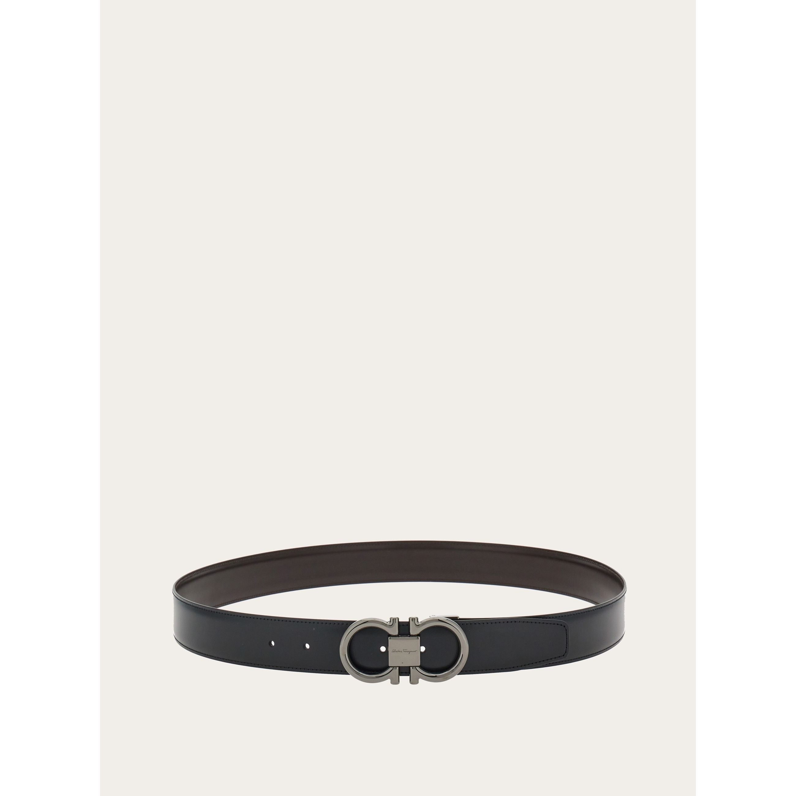 Ceinture Ferragamo - Noir/Hickory