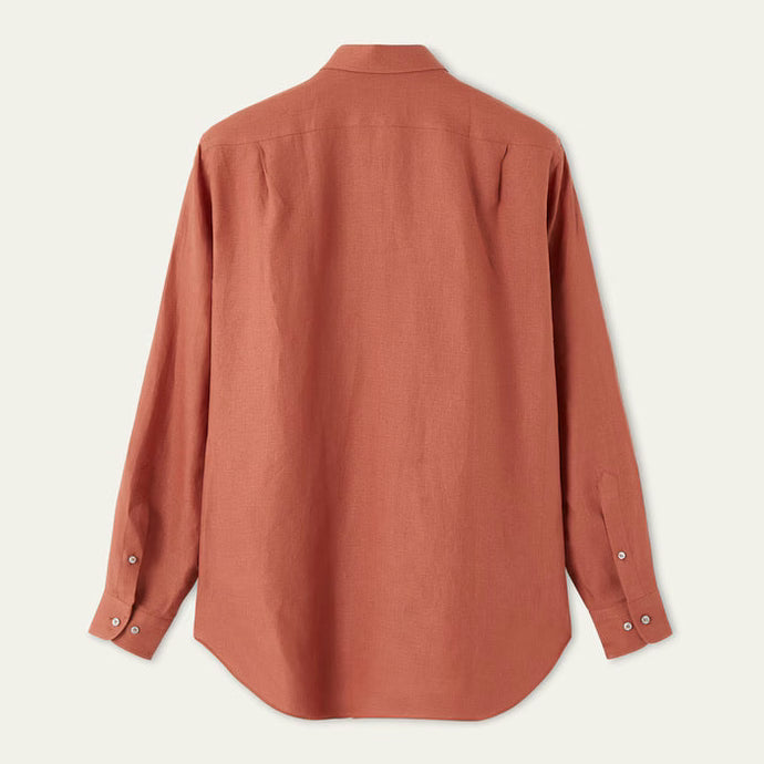 Chemise Loro Piana - André - Lin - Salty Caramel