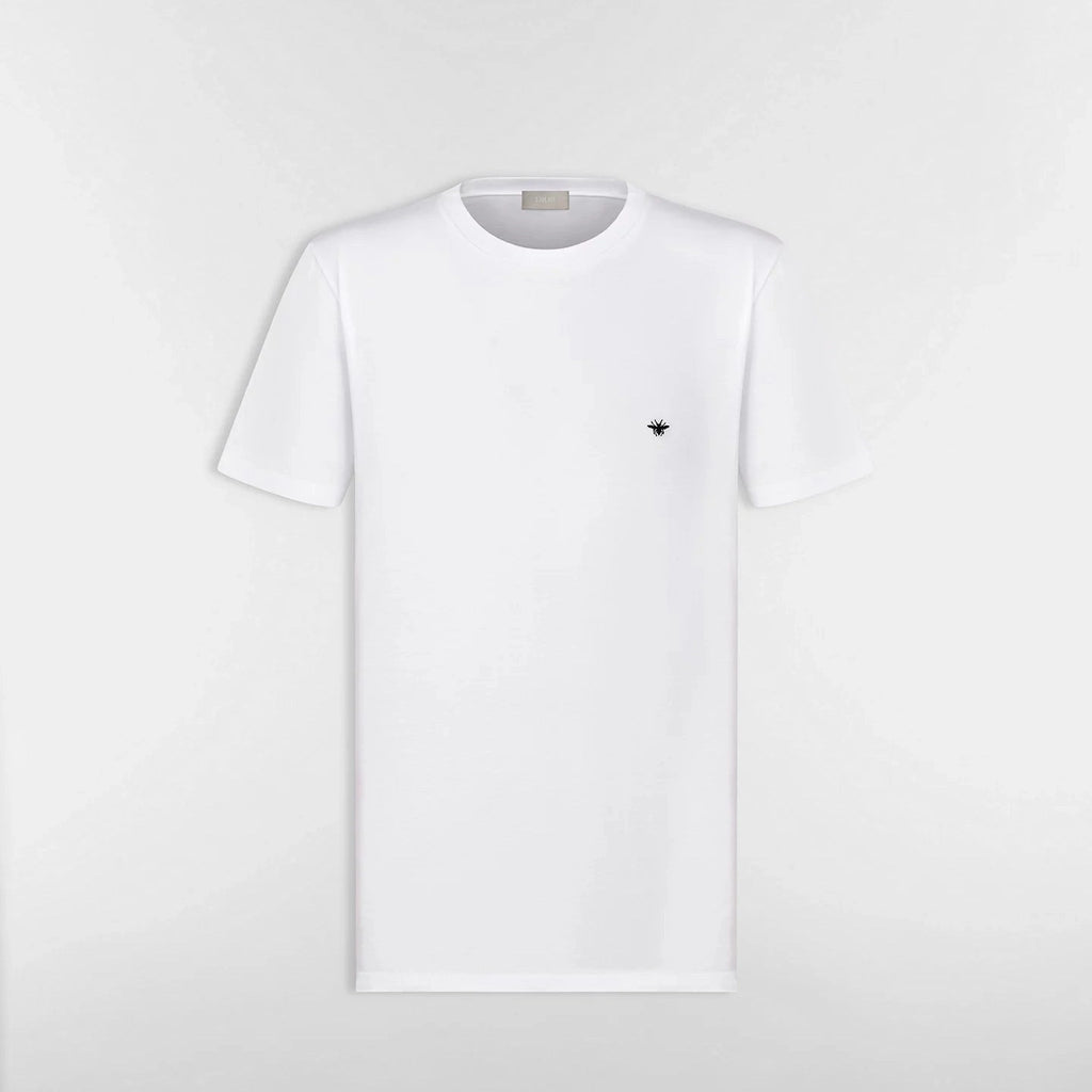 T-Shirt Christian Dior - Abeille - Coton - Blanc