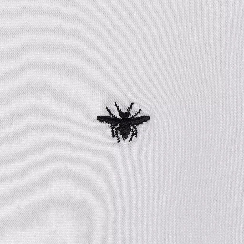T-Shirt Christian Dior - Abeille - Coton - Blanc
