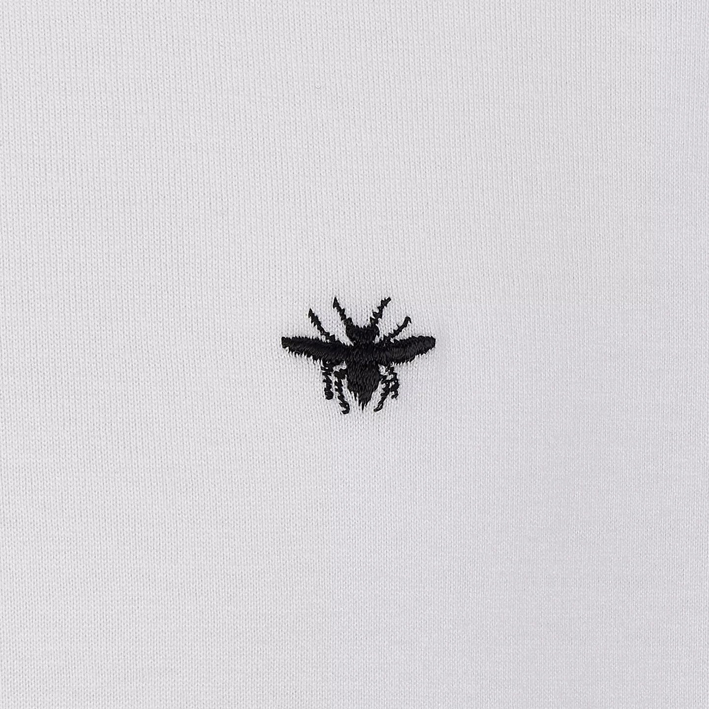 T-Shirt Christian Dior - Abeille - Coton - Blanc