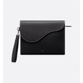 Pochette Dior - triangle A5 - Saddle
