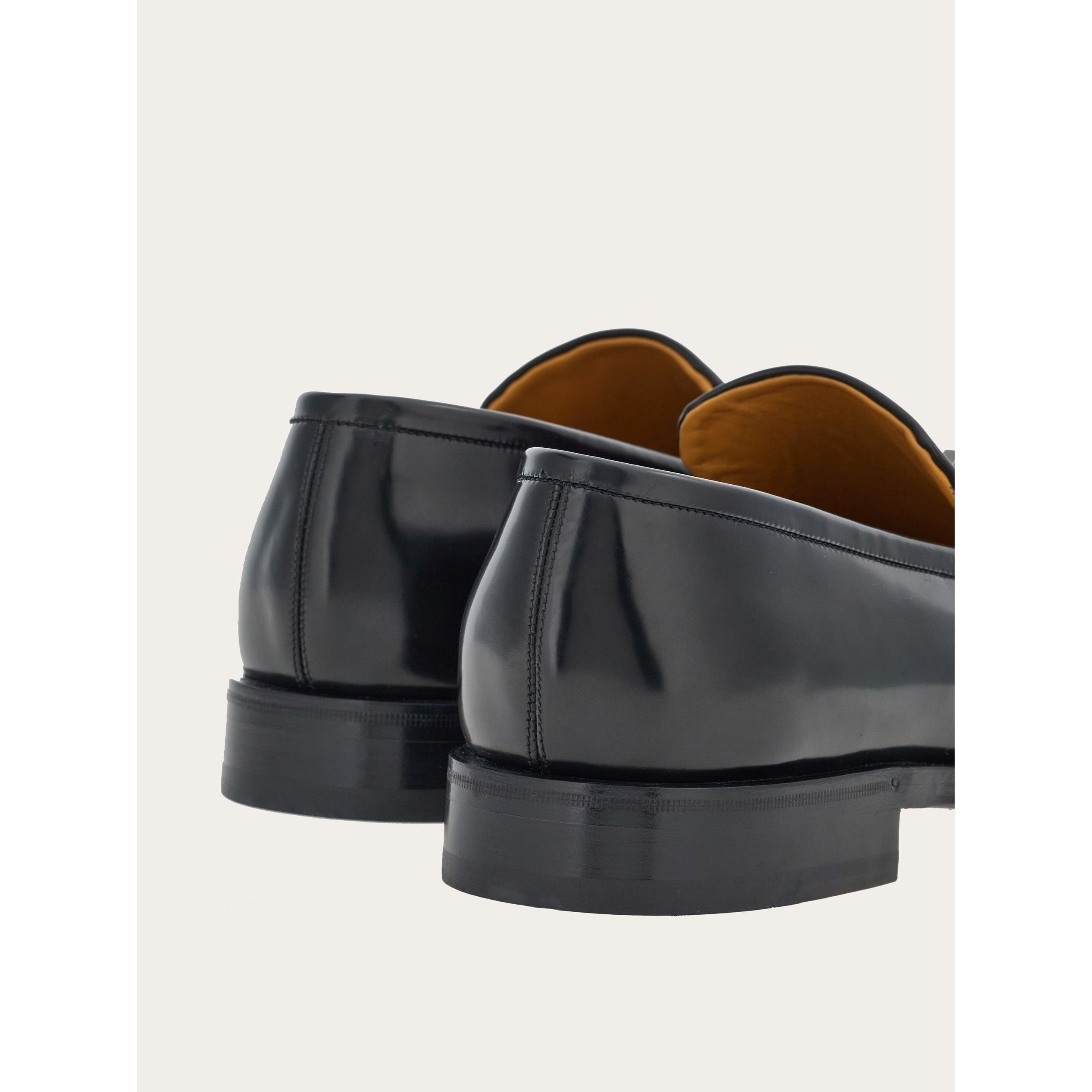 Mocassin Ferragamo - ornement Gancini - Noir