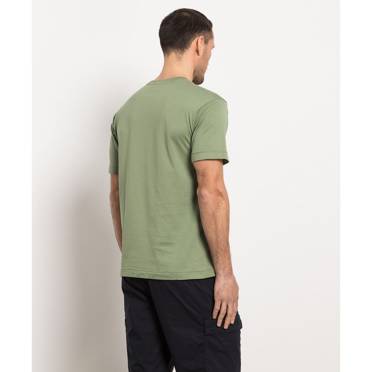 T-Shirt Stone Island - À patch logo - Vert Militaire