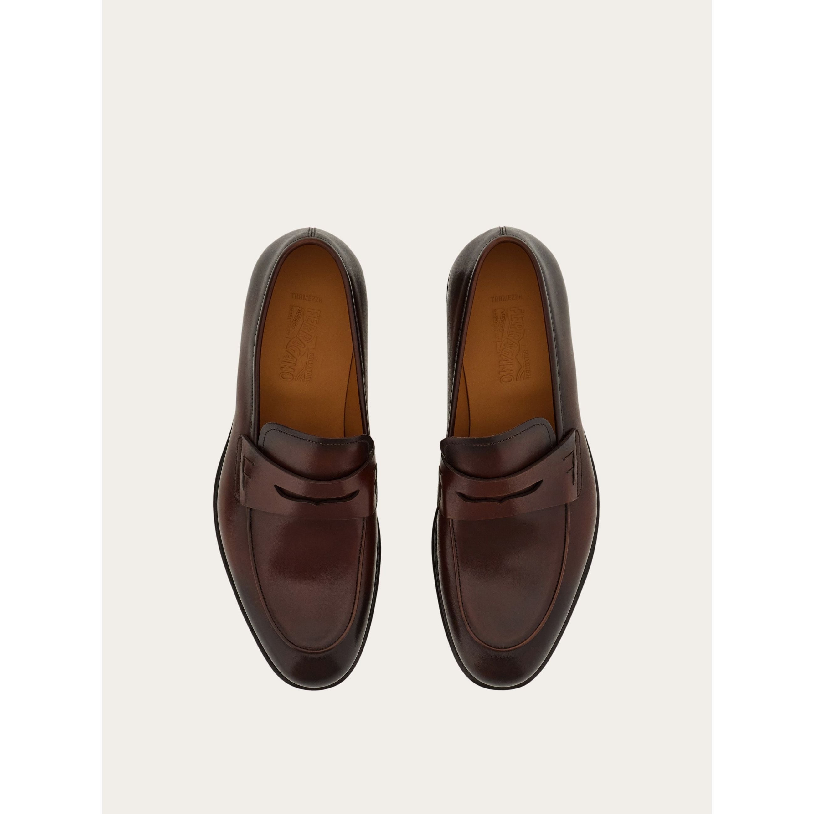 Mocassin Ferragamo - Tramezza Penny - Marron