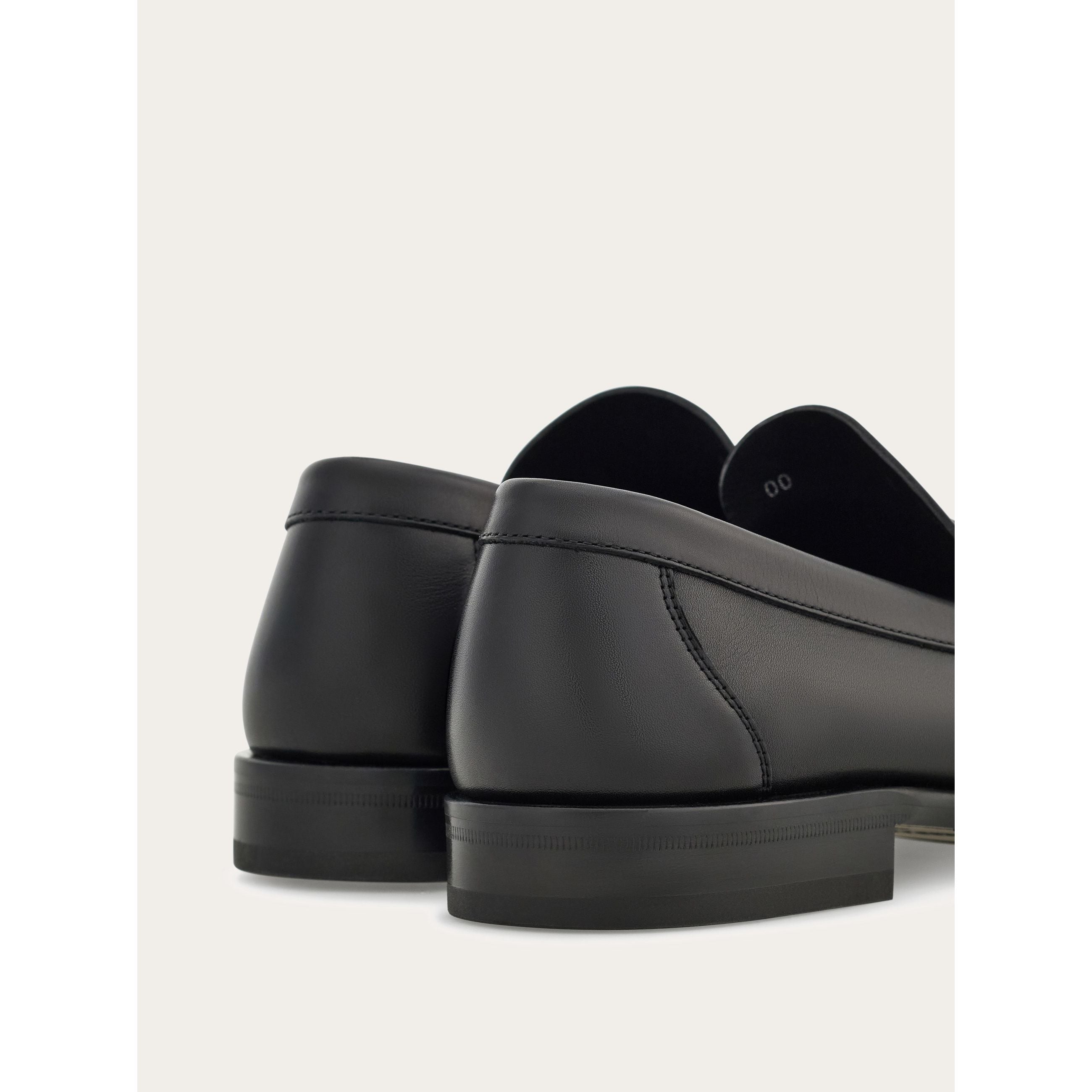 Mocassin Ferragamo - Penny Ornement Gancini - Noir
