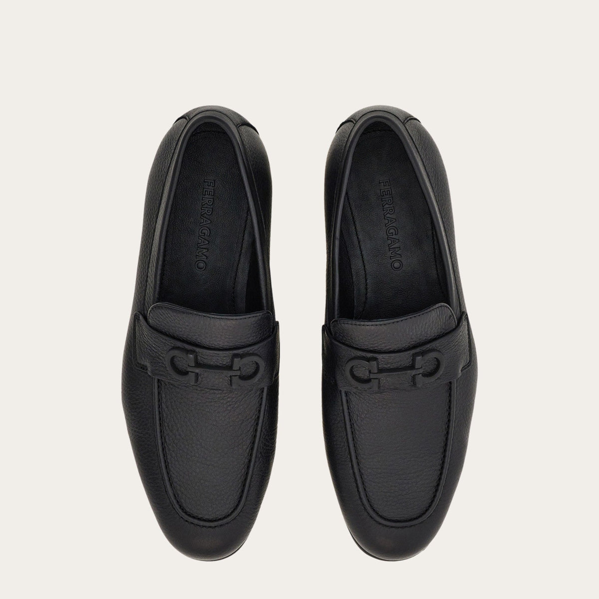Mocassins Ferragamo - Gancini Buckle - Noir