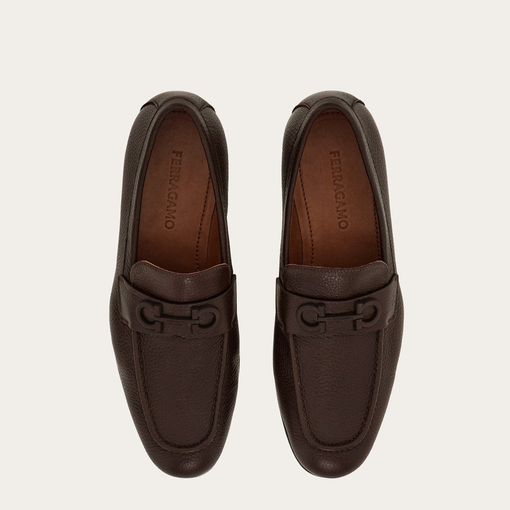 Mocassins Ferragamo - Gancini Buckle - Marron